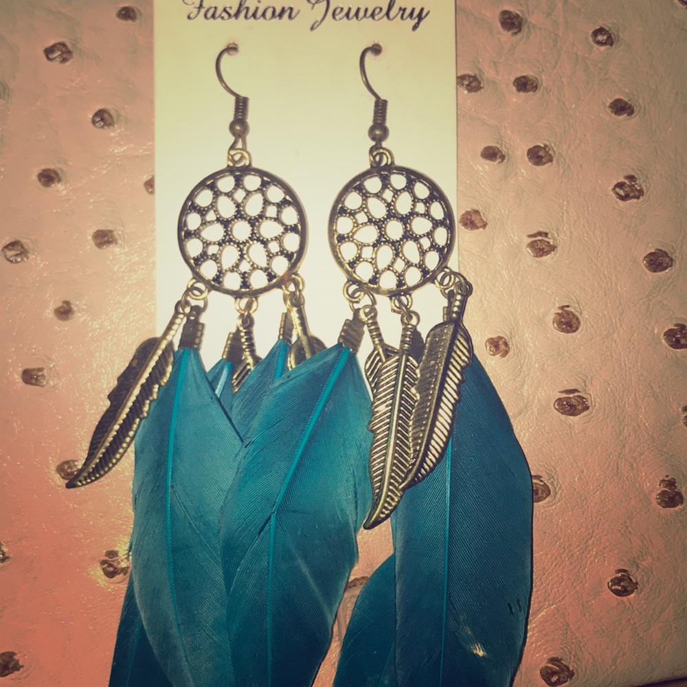 Dream catcher earrings
